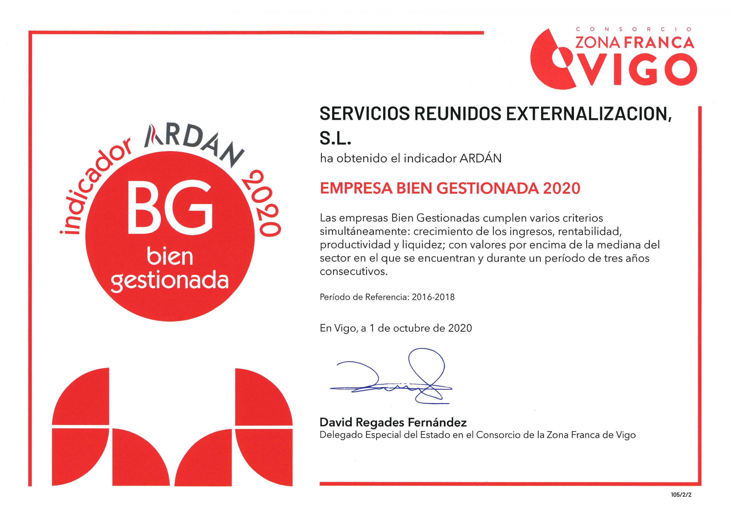 Indicadores ardan 2020