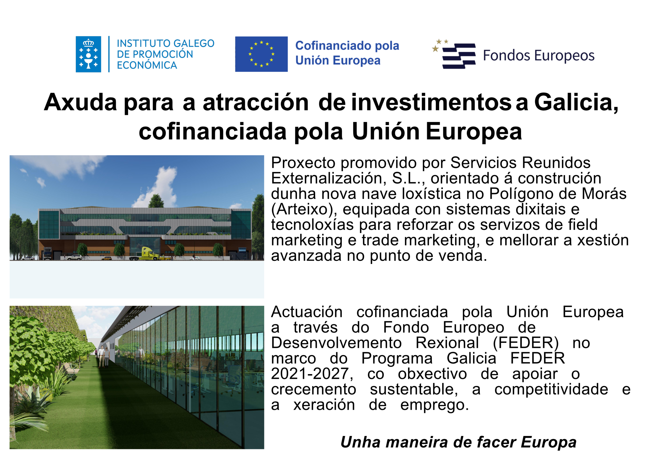 Novas capacidades loxísticas – Construción dunha nave en Arteixo